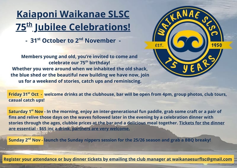 75 years of Waikanae SLSC!